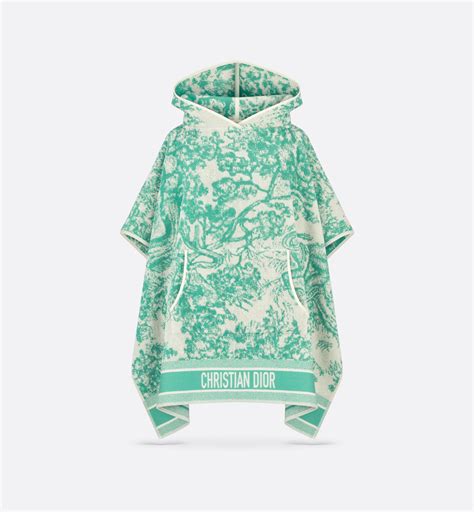 poncho dior toile de jouy|Dioriviera Toile de Jouy Sauvage Hooded Poncho.